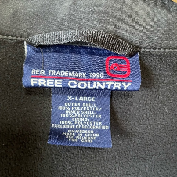 Free Country Black Artisan Flex Super Softshell Jacket Size XL - Picture 6 of 15